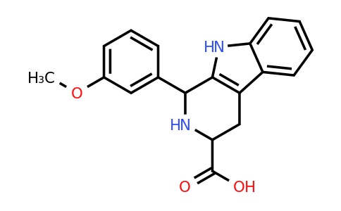 534557-15-8 | 1-(3-Methoxyphenyl)-2,3,4,9-tetrahydro-1H-pyrido[3,4-b]indole-3-carboxylic acid