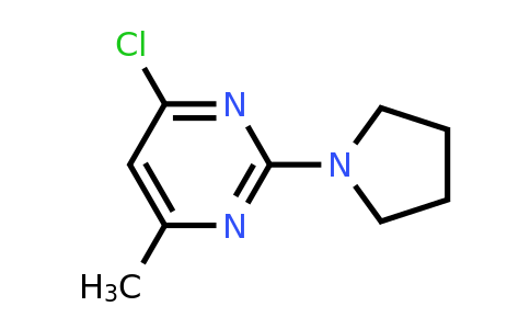 53461-40-8 | 4-Chloro-6-methyl-2-(pyrrolidin-1-yl)pyrimidine