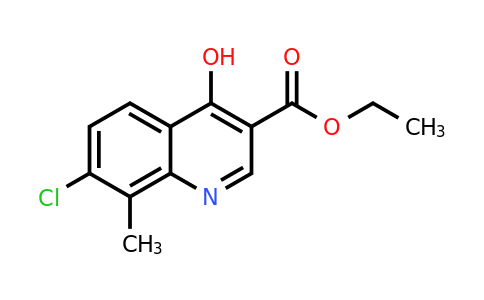 5350-94-7 | Ethyl 7-chloro-4-hydroxy-8-methylquinoline-3-carboxylate