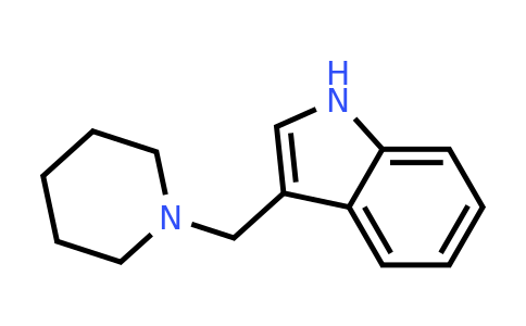 5355-42-0 | 3-(Piperidin-1-ylmethyl)-1H-indole