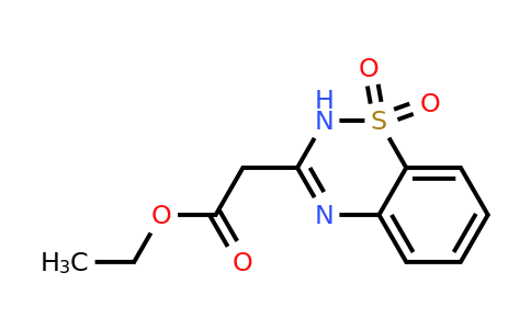 53971-22-5 | Ethyl 2-(1,1-dioxido-2H-benzo[e][1,2,4]thiadiazin-3-yl)acetate