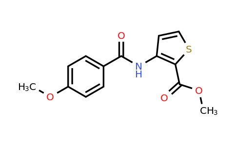 544656-81-7 | Methyl 3-(4-methoxybenzamido)thiophene-2-carboxylate