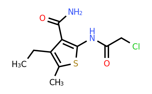 544657-74-1 | 2-(2-Chloroacetamido)-4-ethyl-5-methylthiophene-3-carboxamide