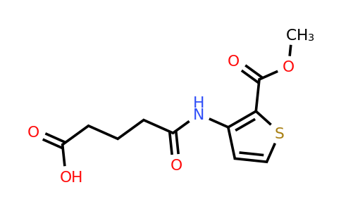544667-79-0 | 5-((2-(Methoxycarbonyl)thiophen-3-yl)amino)-5-oxopentanoic acid