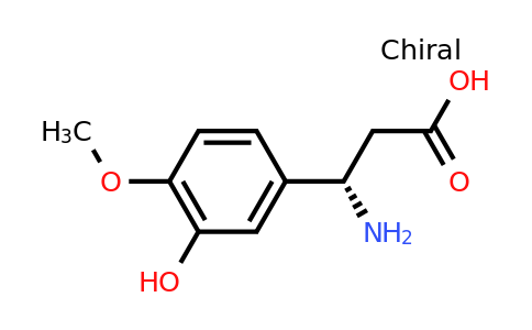 54503-13-8 | (S)-3-Amino-3-(3-hydroxy-4-methoxyphenyl)propanoic acid