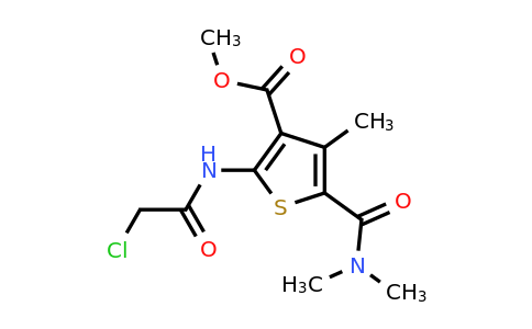 546064-43-1 | Methyl 2-(2-chloroacetamido)-5-(dimethylcarbamoyl)-4-methylthiophene-3-carboxylate