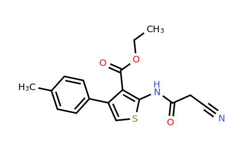 546071-64-1 | Ethyl 2-(2-cyanoacetamido)-4-(4-methylphenyl)thiophene-3-carboxylate