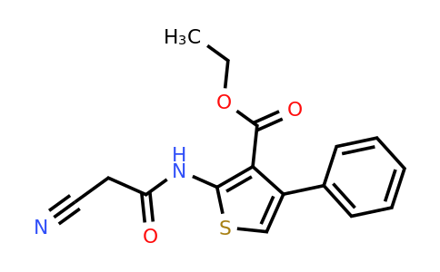 546090-58-8 | Ethyl 2-(2-cyanoacetamido)-4-phenylthiophene-3-carboxylate