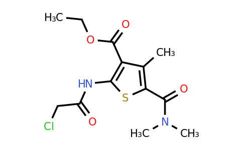 546116-25-0 | Ethyl 2-(2-chloroacetamido)-5-(dimethylformamide)-4-methylthiophene-3-carboxylate