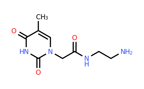 546145-03-3 | N-(2-Aminoethyl)-2-(5-methyl-2,4-dioxo-3,4-dihydropyrimidin-1(2H)-yl)acetamide