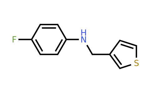 54675-55-7 | 4-Fluoro-N-(thiophen-3-ylmethyl)aniline
