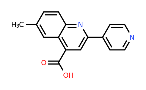 6-Methyl-2-(pyridin-4-yl)quinoline-4-carboxylic acid