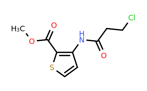 549478-39-9 | Methyl 3-(3-chloropropanamido)thiophene-2-carboxylate