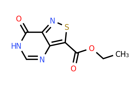 54968-79-5 | Ethyl 7-oxo-6h,7h-[1,2]thiazolo[4,3-d]pyrimidine-3-carboxylate