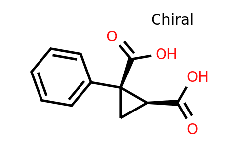 55167-53-8 | Rac-(1r,2s)-1-phenylcyclopropane-1,2-dicarboxylic acid