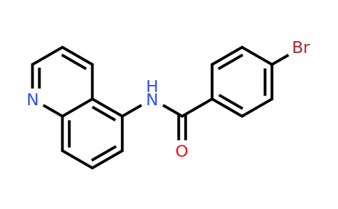552814-33-2 | 4-Bromo-N-(quinolin-5-yl)benzamide