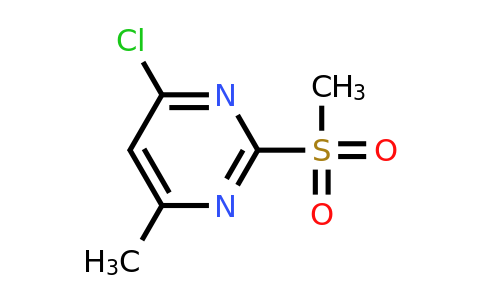 55329-22-1 | 4-Chloro-6-methyl-2-(methylsulfonyl)pyrimidine