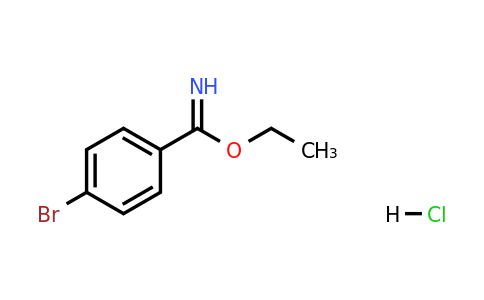 55368-83-7 | Ethyl 4-bromobenzene-1-carboximidate hydrochloride