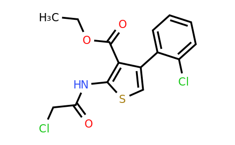 554404-40-9 | Ethyl 2-(2-chloroacetamido)-4-(2-chlorophenyl)thiophene-3-carboxylate