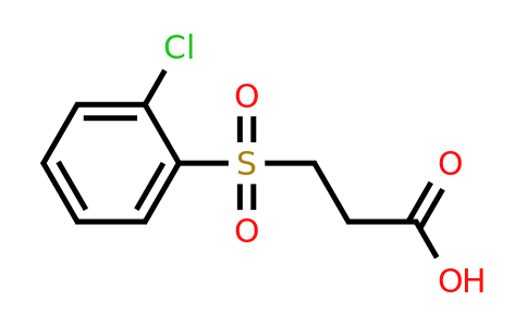 3-(2-Chlorobenzenesulfonyl)propanoic acid