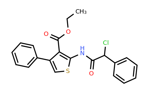 554404-43-2 | Ethyl 2-(2-chloro-2-phenylacetamido)-4-phenylthiophene-3-carboxylate