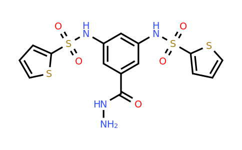 554404-44-3 | n-(3-(Hydrazinecarbonyl)-5-(thiophene-2-sulfonamido)phenyl)thiophene-2-sulfonamide