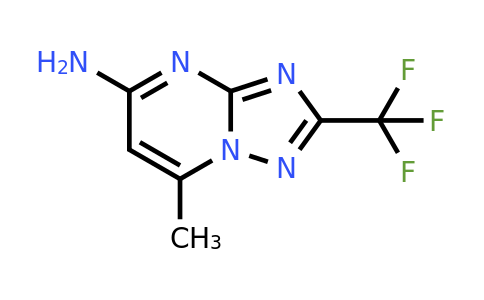 554408-52-5 | 7-Methyl-2-(trifluoromethyl)-[1,2,4]triazolo[1,5-a]pyrimidin-5-amine