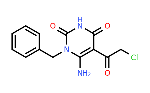 554423-80-2 | 6-Amino-1-benzyl-5-(2-chloroacetyl)-1,2,3,4-tetrahydropyrimidine-2,4-dione