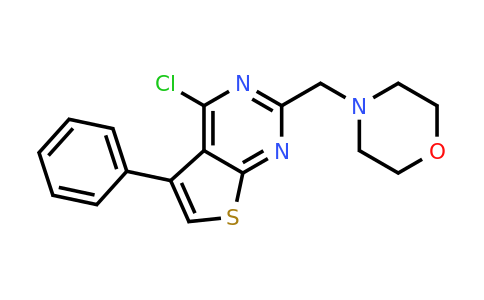 554436-99-6 | 4-({4-chloro-5-phenylthieno[2,3-d]pyrimidin-2-yl}methyl)morpholine