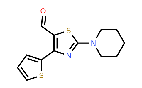 554439-45-1 | 2-(Piperidin-1-yl)-4-(thiophen-2-yl)-1,3-thiazole-5-carbaldehyde