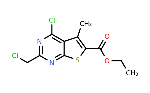 554439-97-3 | Ethyl 4-chloro-2-(chloromethyl)-5-methylthieno[2,3-d]pyrimidine-6-carboxylate