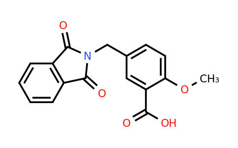 556016-14-9 | 5-[(1,3-dioxo-2,3-dihydro-1h-isoindol-2-yl)methyl]-2-methoxybenzoic acid
