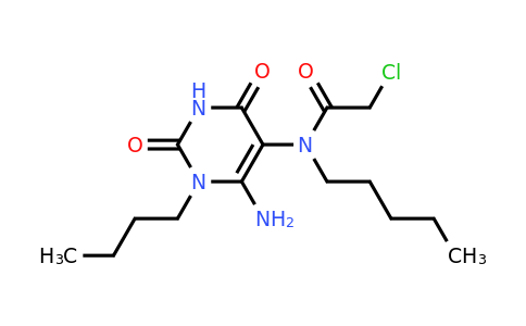 556020-46-3 | n-(6-Amino-1-butyl-2,4-dioxo-1,2,3,4-tetrahydropyrimidin-5-yl)-2-chloro-n-pentylacetamide