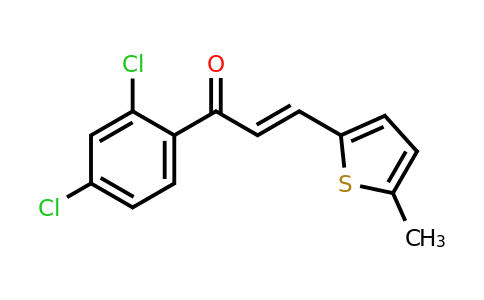 556048-70-5 | (2E)-1-(2,4-Dichlorophenyl)-3-(5-methylthiophen-2-yl)prop-2-en-1-one