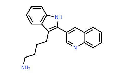 556778-31-5 | 4-[2-(Quinolin-3-yl)-1h-indol-3-yl]butan-1-amine