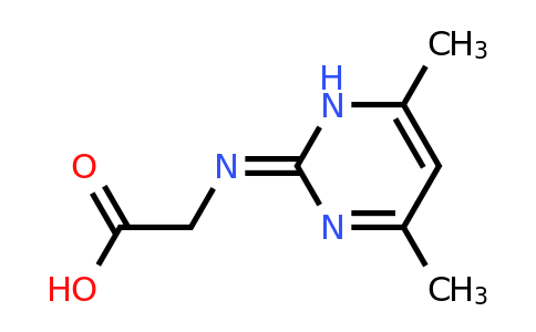 55684-37-2 | 2-((4,6-Dimethylpyrimidin-2(1h)-ylidene)amino)acetic acid