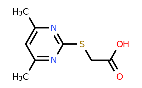 55749-30-9 | 2-((4,6-Dimethylpyrimidin-2-yl)thio)acetic acid