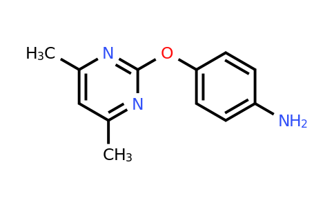55749-90-1 | 4-((4,6-Dimethylpyrimidin-2-yl)oxy)aniline