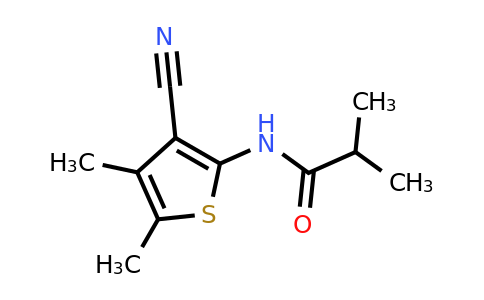 560078-63-9 | N-(3-cyano-4,5-dimethylthiophen-2-yl)isobutyramide