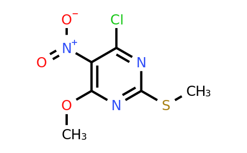 56032-35-0 | 4-Chloro-6-methoxy-2-(methylthio)-5-nitropyrimidine