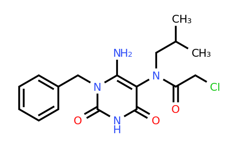 561009-05-0 | N-[6-Amino-1,2,3,4-tetrahydro-2,4-dioxo-1-(phenylmethyl)-5-pyrimidinyl]-2-chloro-N-(2-methylpropyl)acetamide