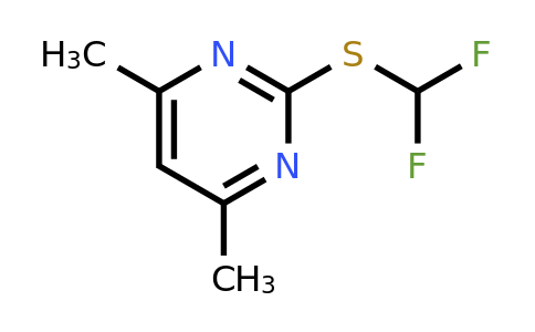 56228-50-3 | 2-((Difluoromethyl)thio)-4,6-dimethylpyrimidine
