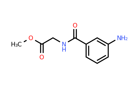 Methyl 2-[(3-aminophenyl)formamido]acetate
