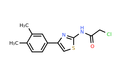 565165-38-0 | 2-Chloro-N-[4-(3,4-dimethylphenyl)-1,3-thiazol-2-yl]acetamide