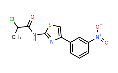 565165-43-7 | 2-Chloro-N-[4-(3-nitrophenyl)-1,3-thiazol-2-yl]propanamide