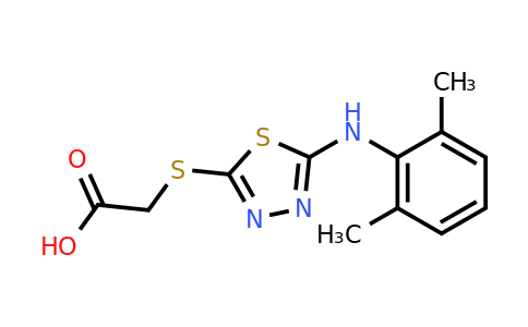 565165-62-0 | 2-({5-[(2,6-dimethylphenyl)amino]-1,3,4-thiadiazol-2-yl}sulfanyl)acetic acid