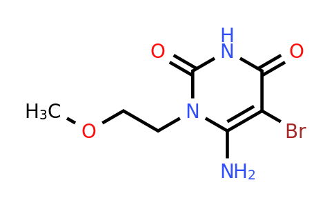 565166-39-4 | 6-Amino-5-bromo-1-(2-methoxyethyl)pyrimidine-2,4(1h,3h)-dione