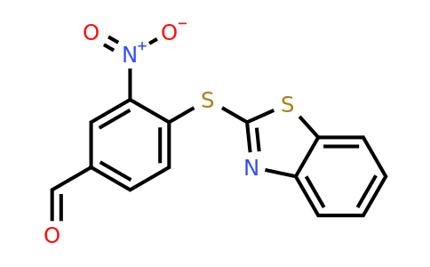4-(1,3-Benzothiazol-2-ylsulfanyl)-3-nitrobenzaldehyde