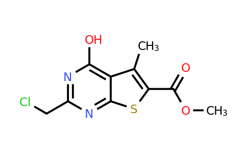 565166-96-3 | Methyl 2-(Chloromethyl)-4-hydroxy-5-methylthieno[2,3-d]pyrimidine-6-carboxylate