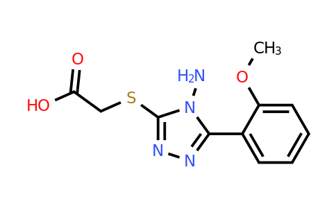 2-{[4-amino-5-(2-methoxyphenyl)-4h-1,2,4-triazol-3-yl]sulfanyl}acetic acid